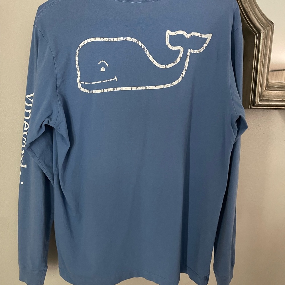 Vineyard Vines 🐳 Blue Long Sleeve Shirt